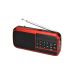 Joc Digital Bluetooth Radio, Black and Red - H798BT