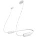 Sony Wireless Earphones with Microphone, White - WI-C200 W