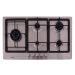Nardi Built-in Gas Hob, 5 Burners, Silver- VG59EAVX