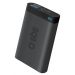 SBS Pocket Power Bank, 10000mAh, 3 Ports - Black