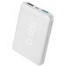 SBS Pocket Power Bank, 4000mAh, 2 Ports - White