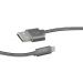 SBS Lightning Cable, 1 Meter, Silver - TECABLEUSBIP5BDS