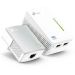 TP-Link AV600 Powerline Wi-Fi Kit, White - TL-WPA4220KIT