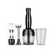 Tornado Hand Blender Set, 1000 Watt, Black - THB-1000MC