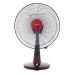 Tornado Desk Fan Without Remote Control, 16 Inch, Black and Red - TDF16