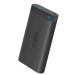 SBS Portable Power Bank, 20000mAh, 2 USB Ports - Black