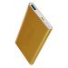 SBS Gold Collection Fast Charge Power Bank, 5000mAh, 1 USB Port - Gold