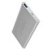 SBS Gold Collection Fast Charge Power Bank, 5000mAh, 1 USB Port - Silver