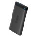 SBS Portable Power Bank, 8000mAh, 2 USB Ports - Black