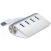USB Hub, 4 Ports - White
