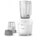 Philips 3000 Series Countertop Blender with Mill, 1 Liter, 450 Watt, White - HR2041-16
