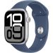Apple Watch Series 10 46mm, Silver Case With Denim Strap