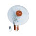 Arion Boeing Wall Fan with Remote Control, 18 Inch, Brown - WF-1804