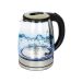 HOHO Glass Electric Kettle, 1.8L, 1500W, Stainless Steel - 8820