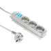 iLock Socket Extension, 3 Outlets, 250 Volt- White