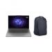 Lenovo LOQ Essential 15IAX9E - 83LK003TPS Gaming Laptop, Intel Core i7-12650HX, 512GB SSD, 16GB RAM, 15.6 FHD, NVIDIA GeForce RTX 4050 6GB, FREEDOS - Luna Grey with HP Everyday Laptop Backpack, Odyssey Grey - A08KLUT