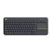 Logitech Wireless Touch Keyboard, Black - K400 Plus