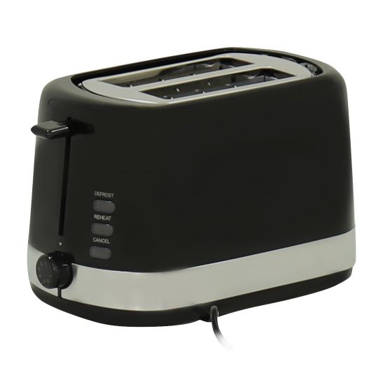 Tornado Toaster 2 Slices, 850 Watt, Black - TT-852-B