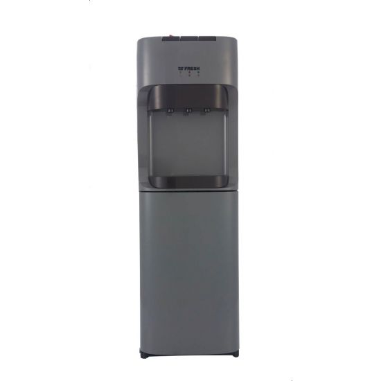 Fresh Water Dispenser, 3 Taps, Grey - FW16VCDH - with Cup Holder