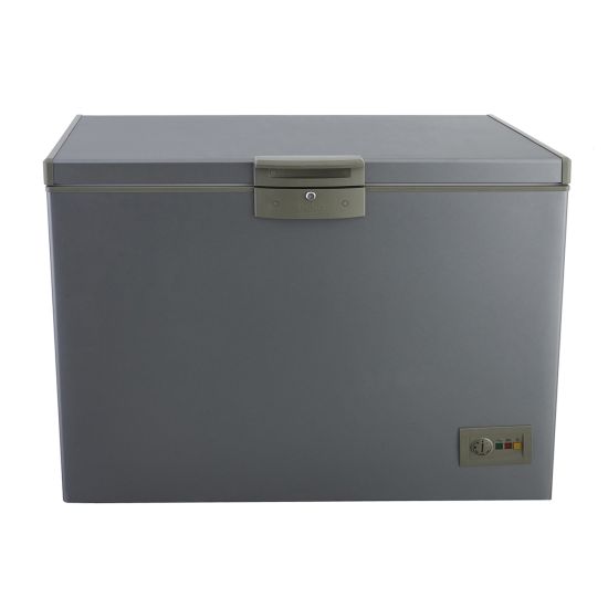 Beko Defrost Chest Freezer, 350 Liters, Silver - HSA40500S
