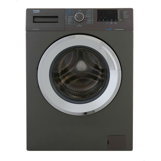 Beko Front Load Automatic Washing Machine, 7 KG, Inverter Motor, Silver- WTV7512XMCI