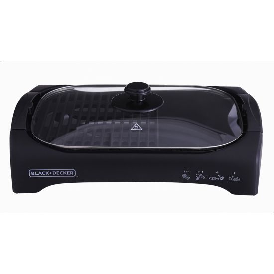 Black + Decker Electric Grill, 2200 Watt, Black -  LGM70