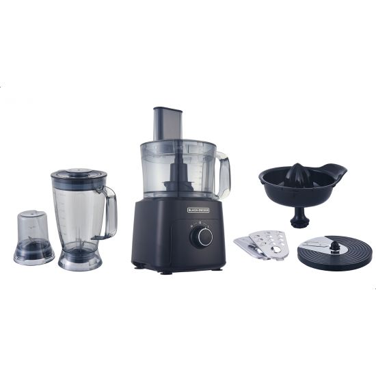 Black + Decker Food Processor, 750 Watt, Black - FX775