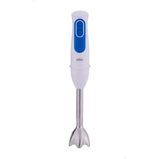 Braun Multiquick 3 Hand Blender Set, 700 Watt, White and Blue - MQ 3025 Spaghetti