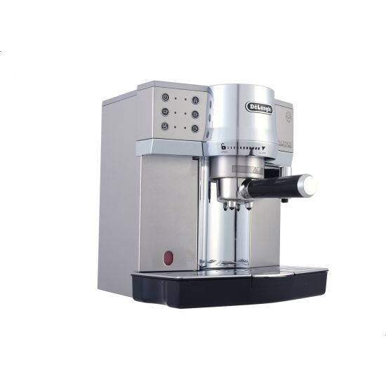 ماكينة القهوة الاسبريسو ديلونجي بالضغط، 15 بار، فضي -  EC 850.M