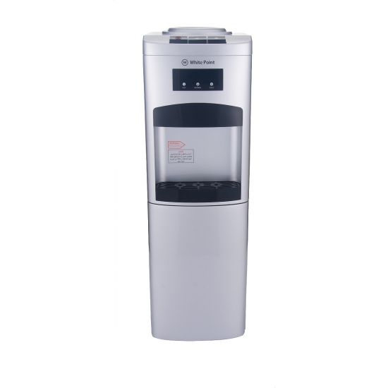 White Point Hot, Cold and Normal Water Dispenser with Cabinet, Silver - WPWD 1316CS