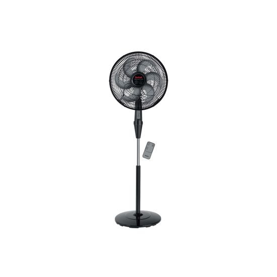 Tefal Silence Force Stand Fan With Remote Control, 16 Inch, Black - VG4130EE