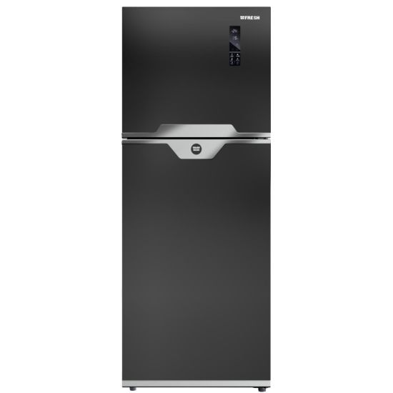 ثلاجة فريش نوفروست، 397 لتر، اسود- FNT-MR470YGQMOD