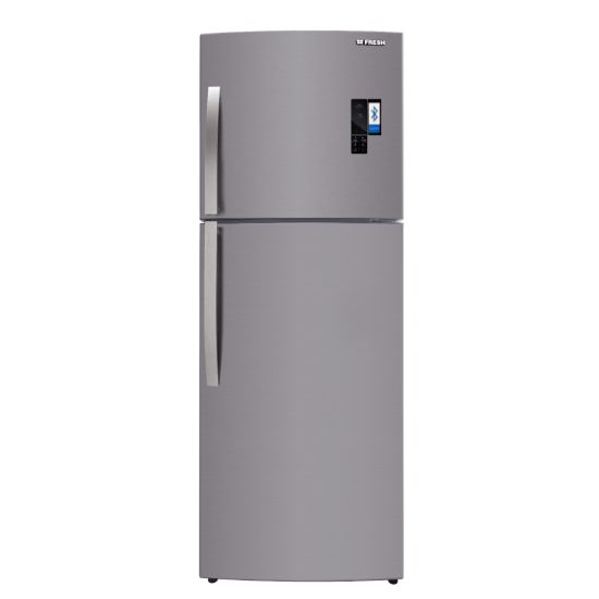 ثلاجة فريش نوفروست، 369 لتر، ستانلس ستيل - FNT-M 400 YQT 