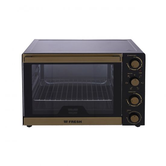 Fresh Electric Oven With Grill, 2200 Watt, 65 Liter, Gold and Black - FR-6503RCL
