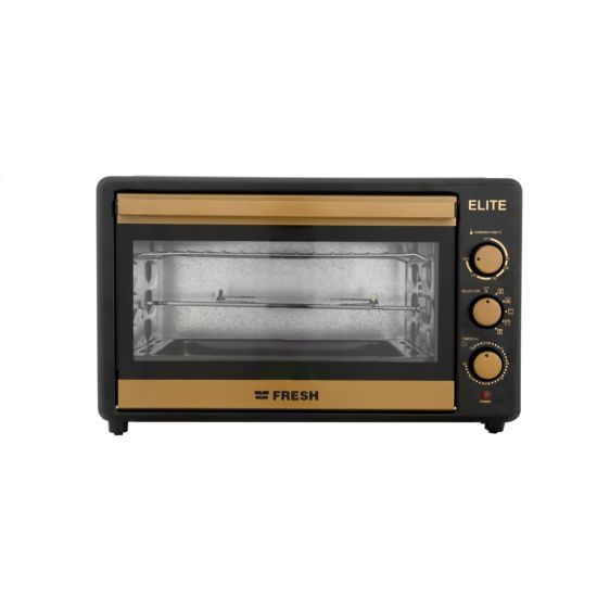Fresh Elite Electric Oven with Grill and Fan, 45 Liters, Black