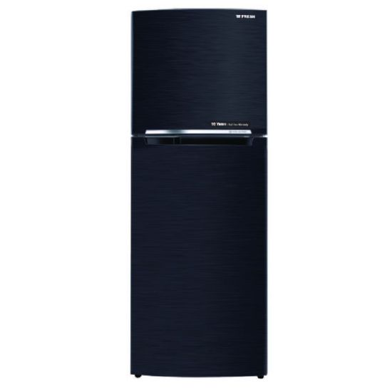 ثلاجة فريش نوفروست، 329 لتر، اسود - FNT-BR 370 BB