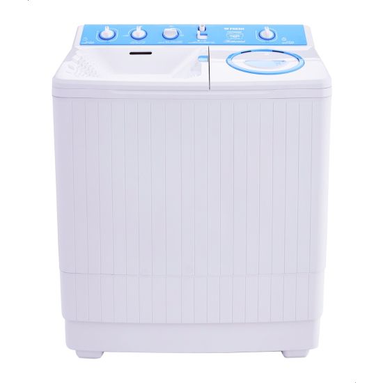 Fresh Super Galaxy Top Load Half Automatic Washing Machine, With Dryer, 8 KG, White-  FWT800NE