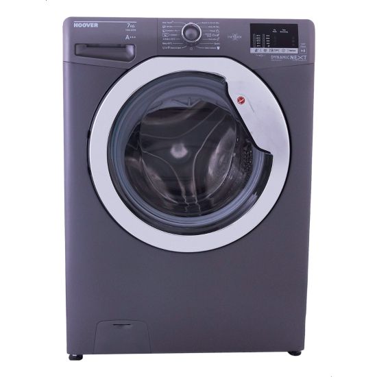 Hoover Front Load Automatic Washing Machine, 7 KG, Silver- DXOC17C3R-ELA