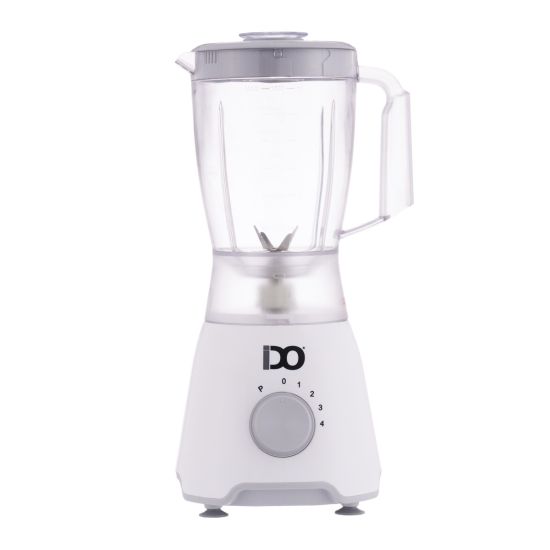 IDO Blender with 2 Grinders, 1.5 Liters, 600 Watt, White - BLGR600-WH