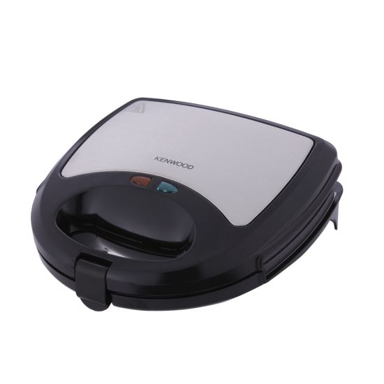 Kenwood 3 in 1 Sandwich Maker, 750 Watt, Black Silver - OWSMM01.A0BK