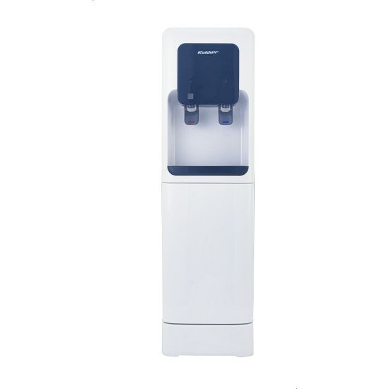 Koldair Hot and Cold Classic Water Dispenser with Built-in Refrigerator, Off White and Grey - BFW 1.1