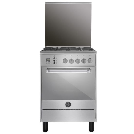 La Germania Gas Cooker, 4 Burners, Stainless Steel- 6C80GLA1X4AWW