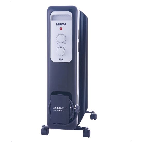 Mienta Oil Heater, 11 Fin, 2300 Watts, Black- OR37719B 