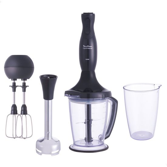 Moulinex Optiblend Hand Blender, 1.5 Liter, 1000 Watt, Black - DD1748EG1