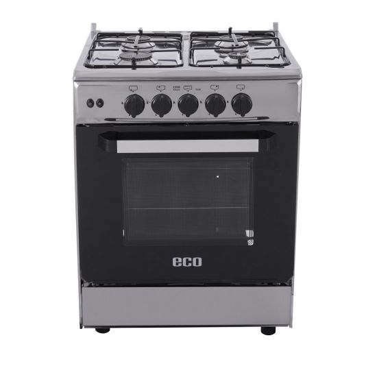 Unionaire Free-standing Gas Cooker, 60CM, 4 Burners, Stainless Steel - C66SS-AP-426-ECO-2W-Al