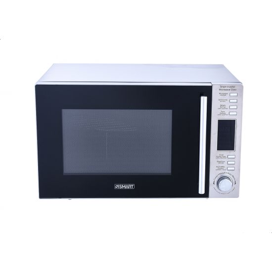ميكرويف بشواية اس سمارت، 30 لتر، فضي - SMW302AA4