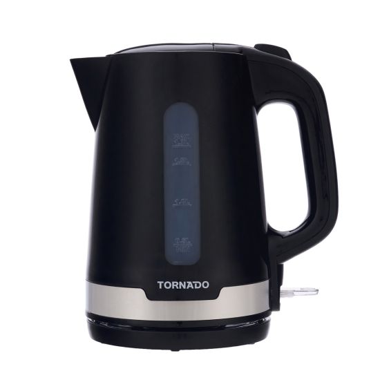 Tornado Electric Kettle, 1.7 Liter, Black - TKP-2217-B