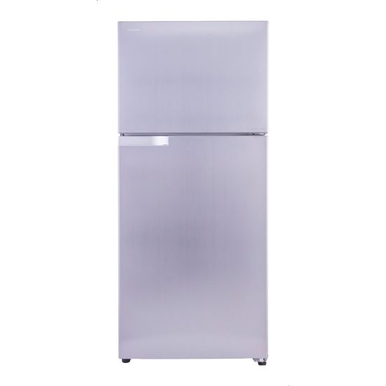 Toshiba Freestanding Refrigerator With Inverter Technology, No Frost, 2 Doors, 16 FT, Silver - GR-EF46Z-FS
