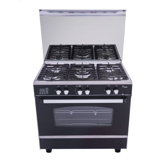 بوتجاز غاز يونيون اير اي كوك، 5 شعلات- 6090SS-DC-511-IDSC-S-2W 