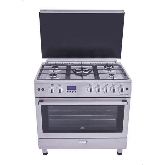 بوتجاز غاز وايت ويل برو، 5 شعلة، فضي - WC9099FSS